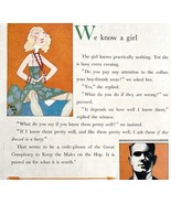 Golden Arrow Collars 1929 Advertisement Lithograph Clothing Accessories ... - $29.99