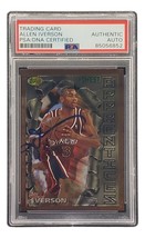 Allen Iverson Firmado 1996 Topps Mejores #69 76ers Carta Rookie PSA / DNA - £147.30 GBP