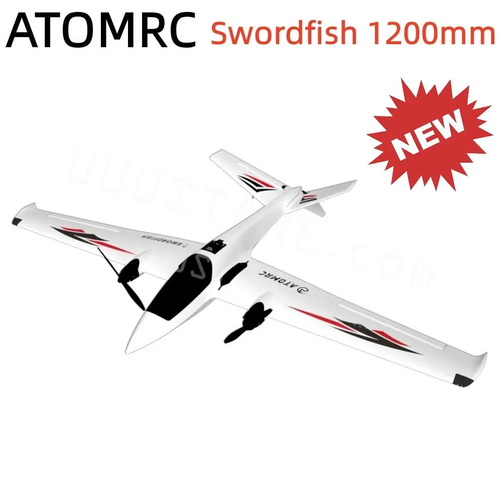 Atomrc Swordfish 1200mm Fixed Wing Wingspan Fpv Aircraft Rc Airplane Kit Pnp Fpv - £140.12 GBP+