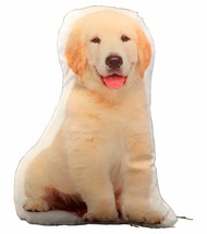  Labrador Puppy Dog Shaped Photo Decorative Accent Throw Pillow - £14.43 GBP