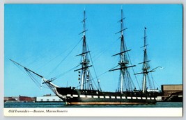 Postcard USS Constitution, Old Ironsides Boston Harbor, Massachusetts MA - £3.96 GBP