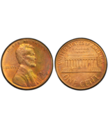 Toned 1964 D MS 63 RB Abraham Lincoln Memorial Cent PCGS Graded Slab 425 - $86.87 CAD