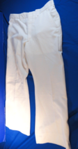 1985 Usn U.S. Navy Mens Enlisted White Dress Uniform Military Pants (32X27) - £20.93 GBP