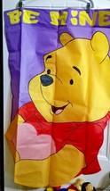 New Valentines Large Applique Outdoor Flag Winnie the Pooh Be Mine 28&quot; x... - £12.47 GBP