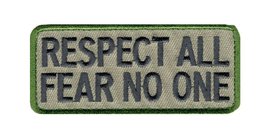 Respect All Fear No One Hook Patch (MTR2) - £4.78 GBP