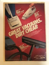 1986 Sears &amp; Roebuck Vacuum Cleaner Vintage Print Ad pa22 - $5.93