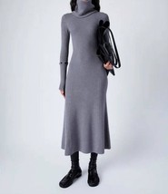 Proenza Schouler Jocelyn Dress In Midweight Viscose Rib Knit Size XS - $13,175.38 MXN