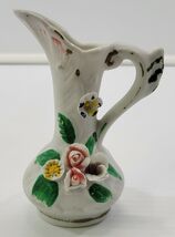 Vintage Mini Ceramic Flower Bud Decorative Vase 4-1/4" Tall - $5.93