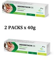 2 PACK  INDOMETACIN DS 10% Ointment 40g Anti-Inflammation, Pain, Swelling - $35.09