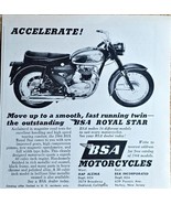 1964 BSA MOTORCYCLES-ROYAL STAR-ACCELERATE-30 Cubic Inch Model Vintage P... - $194.39 MXN