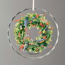 Marjolein Bastin This Year&#39;s Wreath Set of 6 Round Glass Christmas Ornaments - £135.06 GBP