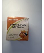 Turmeric Vitamin C Clay Mask, Vitamin C Clay Facial Mask with Kaolin Cla... - $14.38