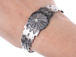 6.5&quot; Fred Harvey Era Southwestern silver bracelet - £180.84 GBP