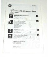 Microwave User&#39;s Instruction Guide GE Profile Spacemaker XL Series - $4.99