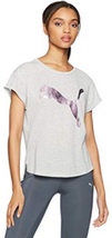 Puma Women’s Urban Sports Trend T-Shirt, Light Gray, Size Medium - £14.19 GBP