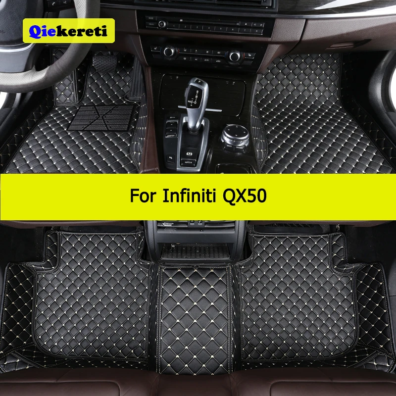QIEKERETI Custom Car Floor Mats For Infiniti QX50 Auto Carpets Foot Coche - £63.55 GBP+