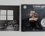 CYNDI LAUPER Autographed Signed Booklet &amp; At Last CD No COA - $63.81