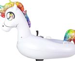 NEW Motorized Inflatable Unicorn Float Raft Rube Runner for large pools ... - £79.79 GBP