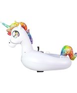 NEW Motorized Inflatable Unicorn Float Raft Rube Runner for large pools ... - £78.27 GBP