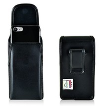 Turtleback Holster for iPhone 8 iPhone 7, Black Vertical Belt Case Leather Pouch - £30.36 GBP