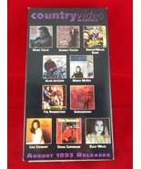 Country Video Monthly August 1993 Releases Country Music Video VHS - £11.88 GBP
