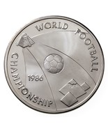 1406-1986 Egypt 5 Pounds Silver Coin in BU, World Soccer Championships K... - $917.30 MXN