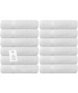 White Washcloth Towels Set Pack of 12 100% Ring Spun Cotton - $44.99