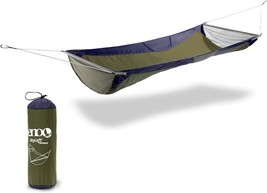 Eno Skyloft Hammock - 1 Person Portable Hammock - For Camping,, Navy/Olive - £123.92 GBP