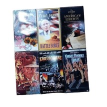 Lot 6 VHS Movies Action Adventure Drama America Liberty Not Rated - £9.29 GBP