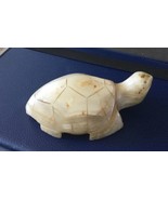 Turtle Statue Figurine  Marbled Stone - $45.00