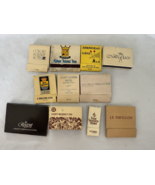 LOT of 11: Vintage Hotel Matchbooks – Defunct &amp; Historic Hotels (No dupl... - $29.44
