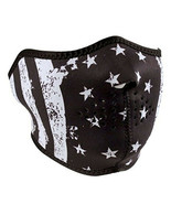 Balboa WNFM091H Neoprene Half Mask - Black &amp; White Flag - $398.17 MXN