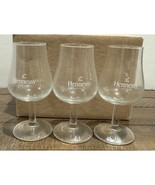 Verre Tulipe HENNESSY COGNAC CAFÉ Glasses 4.25” Tall - Bockling - Set of 6 - $54.23