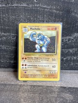 Pokémon TCG Machoke Base Set 34/102 Regular 1st Edition Uncommon - £15.33 GBP