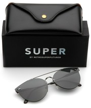 NEW RETROSUPERFUTURE L0Q/3/AC6/R/1 Balck SUNGLASSES 53-22-145mm Italy - $112.69