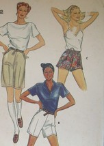 Bermuda Shorts and more Sewing Pattern Butterick 3908 Partially Cut Size 8 - £3.13 GBP