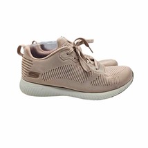 Skechers Bobs Women&#39;s Squad Glam League Sneakers Shoes Blush Size 10 - $27.30