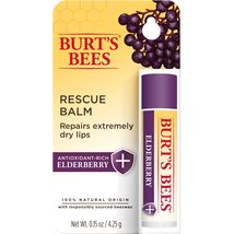 Burt&#39;s Bees Rescue Balm Elderberry Lip Balm, With Antioxidant-Rich Elder... - $144.20 MXN