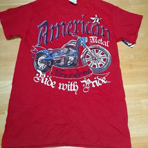 Gildan American Freedom Men Red Small Tee New - £9.70 GBP