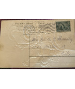 U.S. Scott # 328 1 Cent Jamestown Postal Stamp on Postcard, 1907 - $5.43 CAD