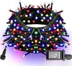 300 LED Christmas String Lights, 100 FTWaterproof String Lights Green Christmas - £11.00 GBP