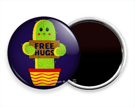 Free Hugs Happy Funny Cactus Quote Joke Outgoing Fridge Refrigerator Note Magnet - £10.64 GBP+