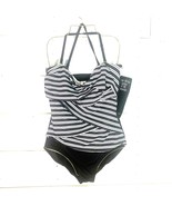 MiracleSuit black white one piece swimsuit new Women&#39;s size 14 removable... - $190.60 CAD