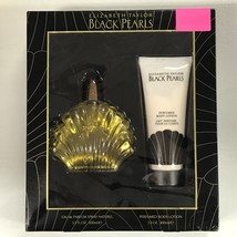 Vintage fragrance, BLACK PEARLS by Elizabeth Taylor 2-Pcs Set for Women - £51.33 GBP