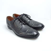 ALLEN EDMONDS Dress Shoe Rogue Black Leather Men&#39;s Cap Toe Dress Shoes S... - $33.20