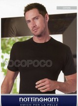 Crewneck Shirt for Man Half Sleeve Cotton Nottingham TM6101 Tank Top - £6.01 GBP