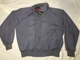 Vintage Field &amp; Stream Men’s Bomber Jacket Plaid Flannel Lining Size Large Gray - £31.65 GBP