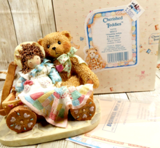 Cherished Teddies 910759 MOLLY - Friendship Softens Bumpy Ride - Bear Doll Wagon - £7.71 GBP