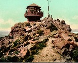 Vtg 1910s Postcard - Marine Exchange, Summit of Mt. Tamalpais California - £8.70 GBP