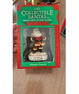 Gibson Collectible Santas From Around The Globe USA Miniature Figurine O... - $20.53 CAD